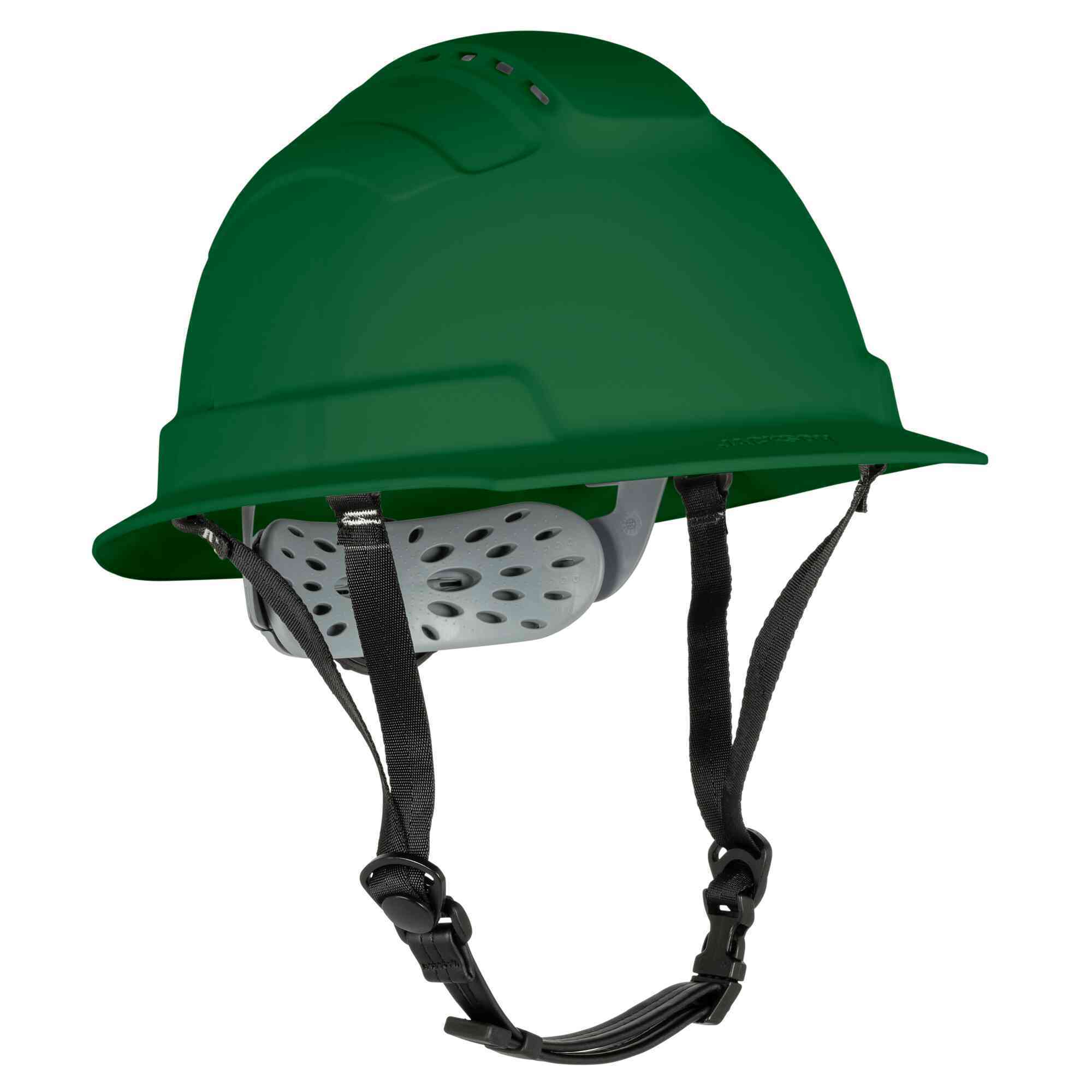 Jackson Safety® - Safety Helmet - BLOCKHEAD2 Series - Full Brim - Type 2 - Vented - Green - Model # 22529